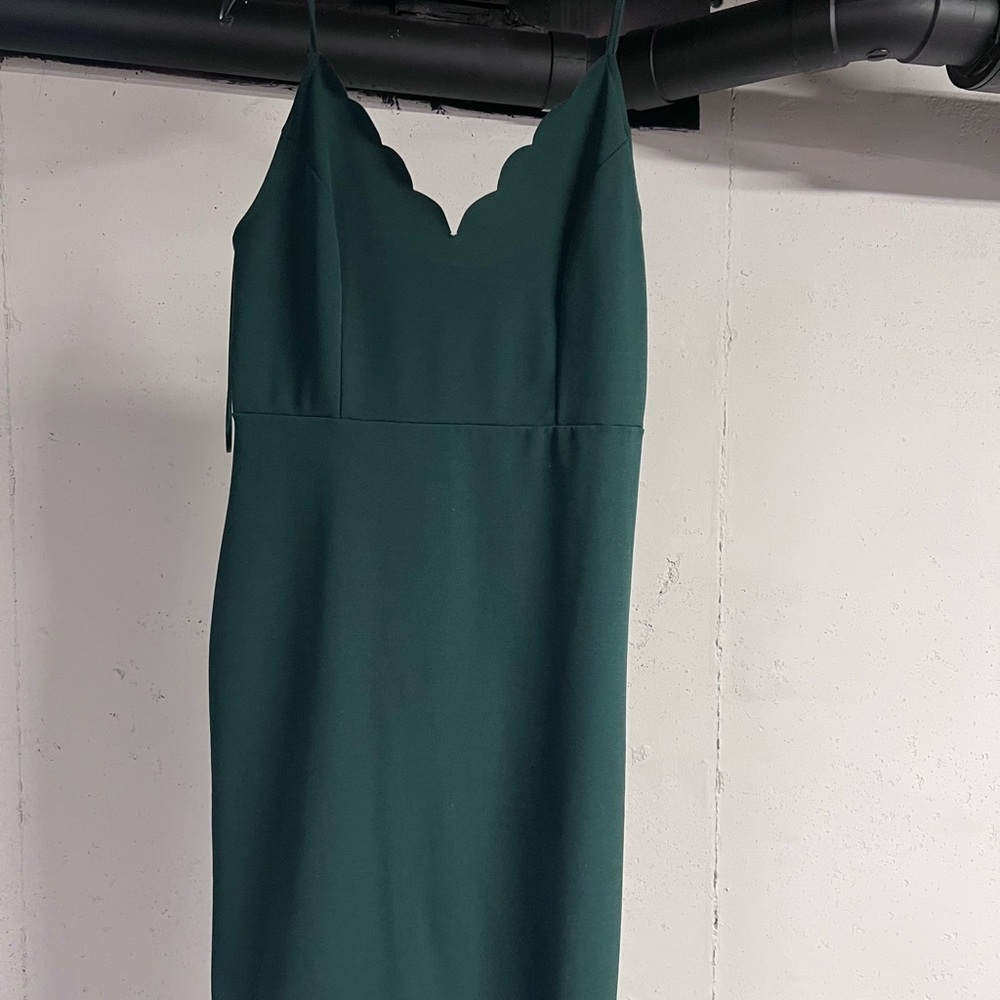 Green Party dress
